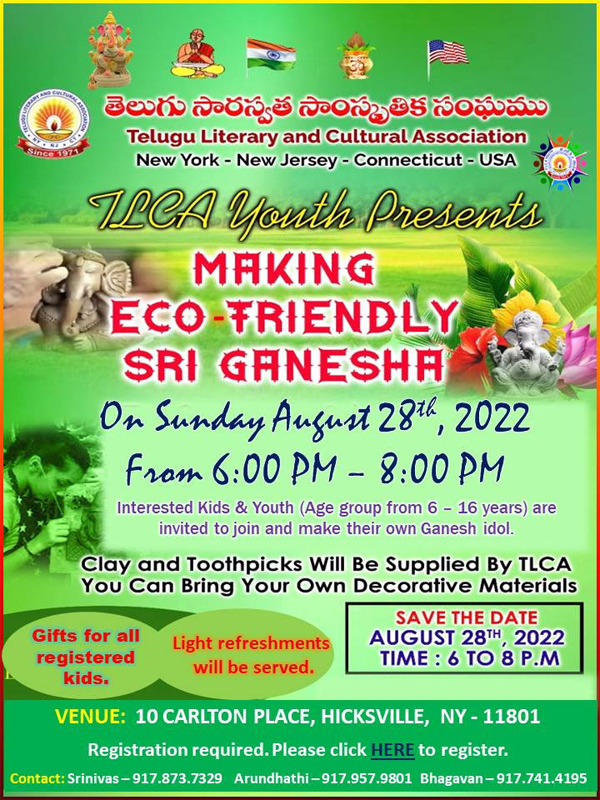 TLCA Youth presents making Eco-Friendly Ganesh Idol for Kids & Youth