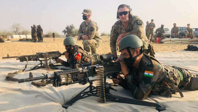 ఇండో అమెరికా సైనిక విన్యాసాలపై.. చైనా అభ్యంతరం