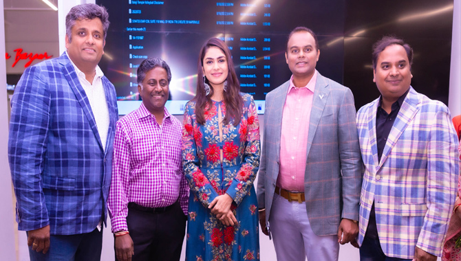 Sitaramam Success Meet at Mall of India in Illinois