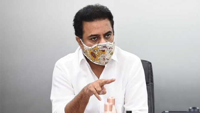 మంత్రి కేటీఆర్ కు కరోనా  పాజిటివ్