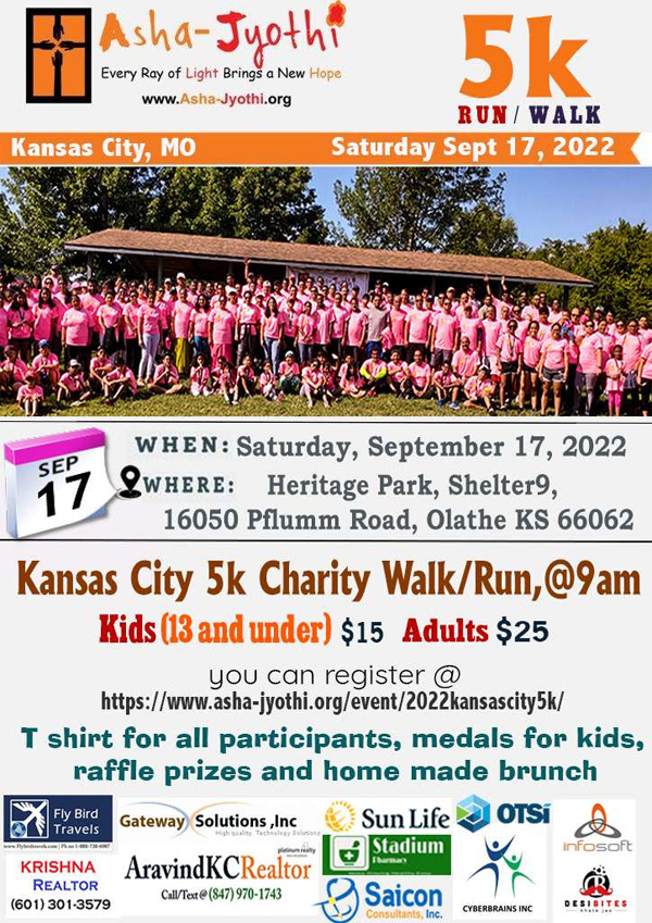 2022 Asha Jyothi Register Now for AJ5K and Make a Difference