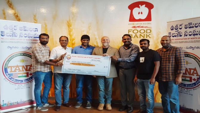 Ashok Kolla & TANA Ohio Valley Team Donated 100,000 Meals Ashok Kolla Tana Ohio Valley Team Donated 100000 Meals