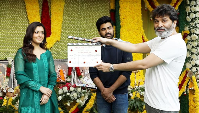 శర్వానంద్, కృష్ణ చైతన్య, రాశి ఖన్నాల నూతన చిత్రం వైభవంగా ప్రారంభం