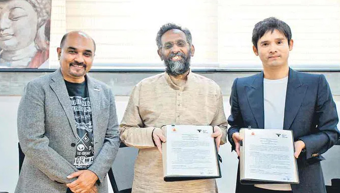 జపాన్ కంపెనీతో ఐఐటీహెచ్ ఎంవోయూ