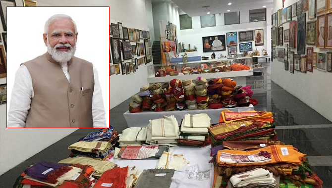 వేలానికి ప్రధాని మోదీ బహుమతులు