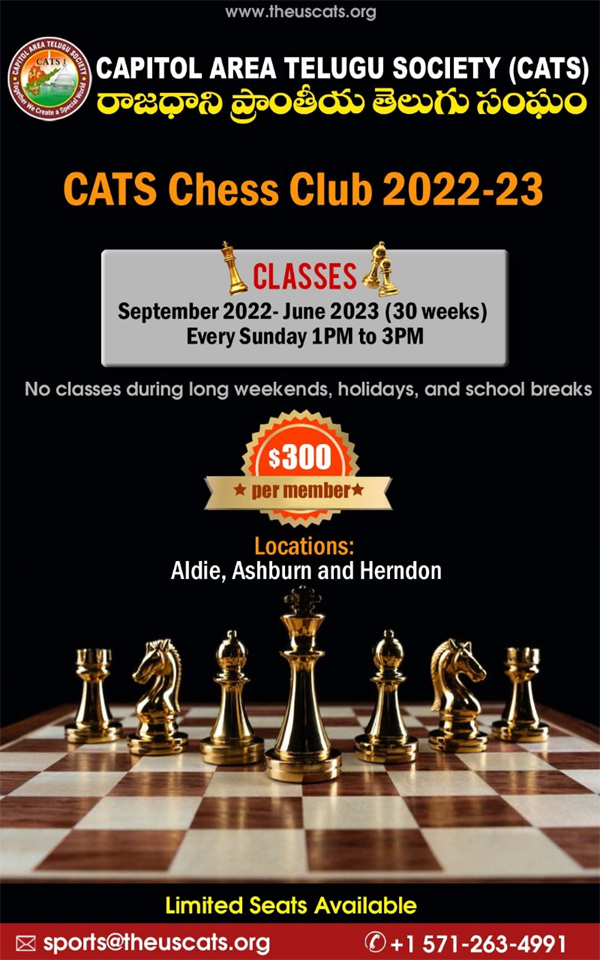 CATS Chess Club for the year 2022-2023