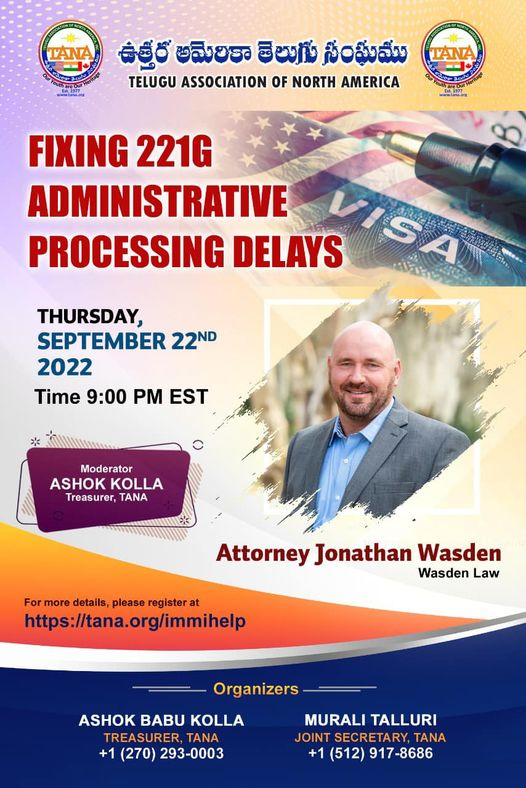 Fixing 221G Administrative Processing Delays