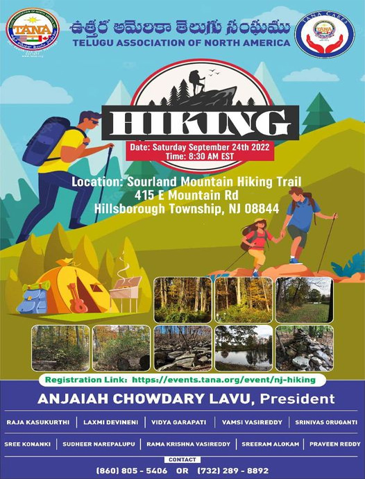 TANA New Jersey team is organizing Hiking Event