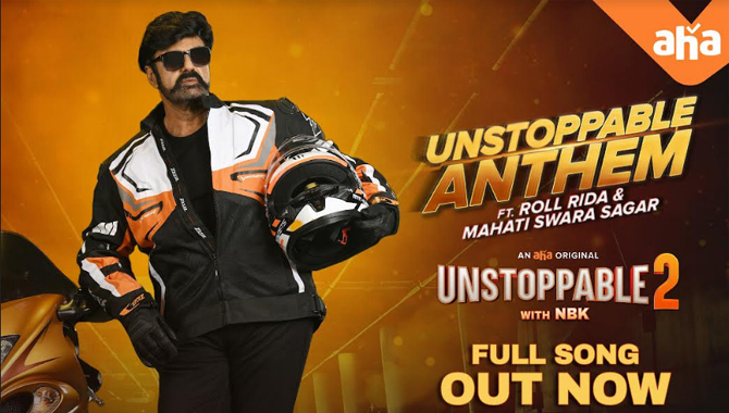 అన్‌స్టాప‌బుల్‌ విత్ ఎన్‌బీకే సీజన్ 2 టైటిల్ సాంగ్ ని విడుదల చేసిన ఆహ