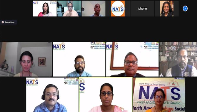 మానసిక ఆరోగ్యంపై నాట్స్ అవగాహన సదస్సు