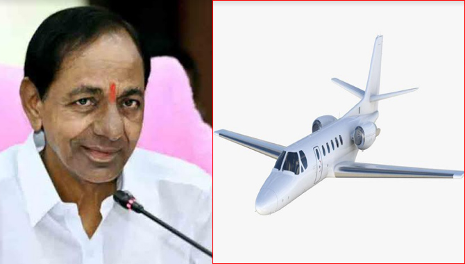పార్టీ కోసం ప్రత్యేక విమానం కొనుగోలు.. కేసీఆర్ స్టయిలే వేరు..!