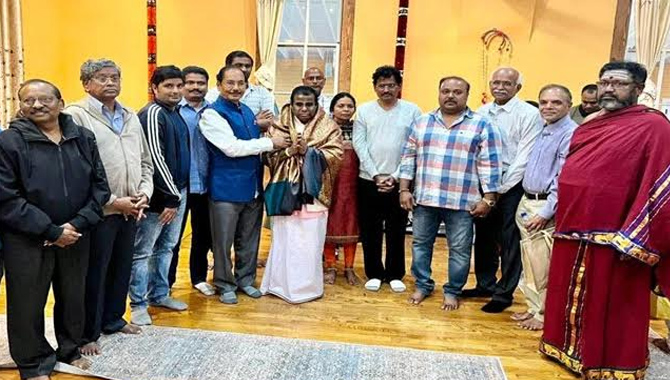 వాషింగ్టన్‌ డీసీలో దసరా ఉత్సవాలు…మేడసాని మోహన్‌ హాజరు