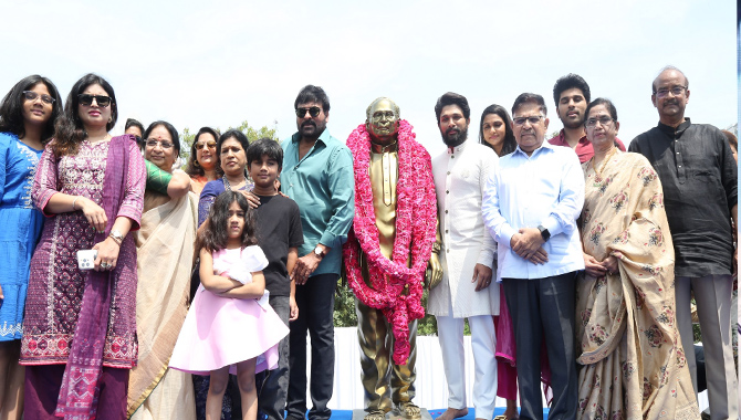 గండిపేట్‌లో 10 ఎకరాల్లో భారీస్థాయిలో నిర్మించిన అల్లు స్టూడియోస్‌ : ప్రారంభించిన మెగా స్టార్ చిరంజీవి