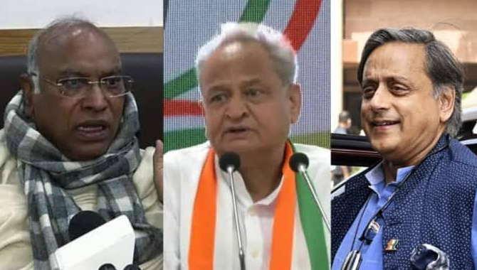 శశిథరూర్ పై గెహ్లాట్ సంచలన వ్యాఖ్యలు.. గెలిచేది ఖర్గేనే అన్న రాజస్థాన్ సీఎం