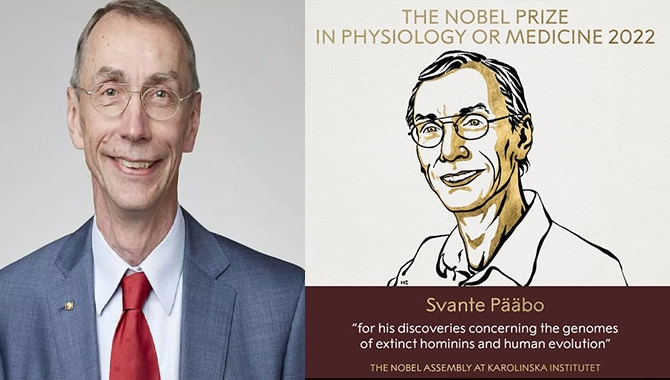 స్వాంటే పాబోకు వైద్యరంగంలో నోబెల్ ప్రైజ్