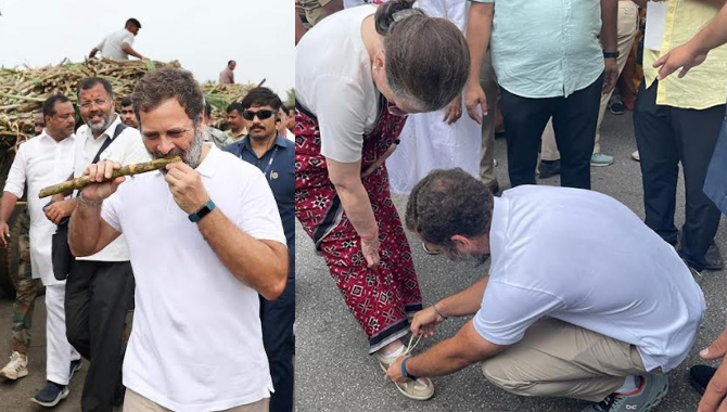 కామన్ మ్యాన్ రాహుల్..! పాదయాత్రలో యువరాజు రెండో కోణం..!