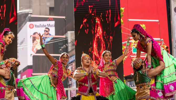 Diwali at Times Square Oct 15, 2022