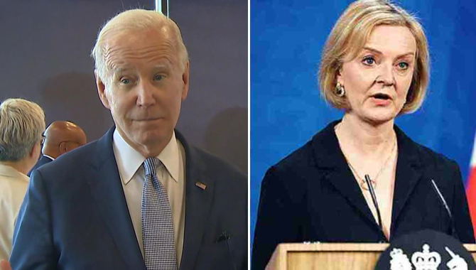 లిజ్ ట్రస్ తప్పు చేశారు  : జో బైడెన్