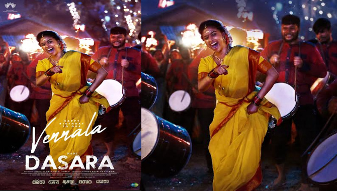 ‘దసరా’ నుండి పెళ్లికూతురు వెన్నెలగా కీర్తి సురేష్