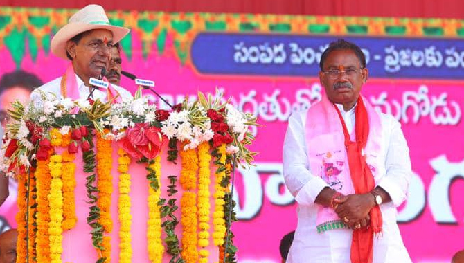 చండూరు సభలో నిప్పులు చెరిగిన కేసీఆర్‌