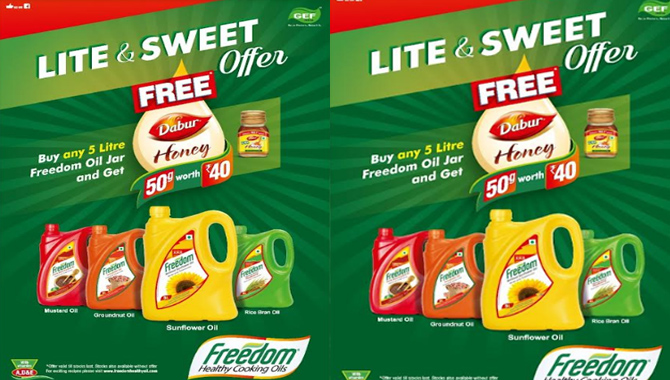 Freedom Healthy Cooking Oils announces Lite & Sweet Offer