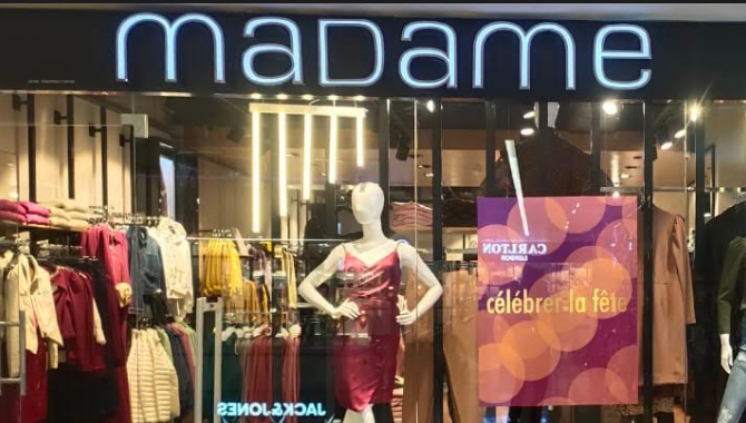 Madame Stores Draped In Bright Colours And Lighting This Festive Season 