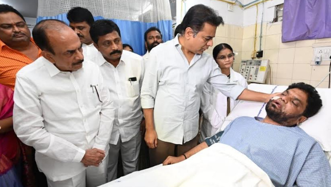 మళ్ళీ ఇలా జరిగితే తిరగబడక తప్పదు.. రాళ్ల దాడిపై కేటీఆర్ వార్నింగ్