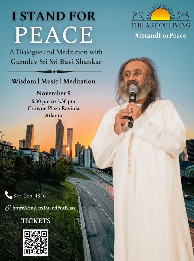 I STAND FOR PEACE event in Atlanta on Nov 9