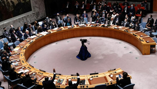 యూఎన్ లో రష్యా తీర్మానం.. భారత్ గైర్హాజరు యూఎన్ లో రష్యా తీర్మానం.. భారత్ గైర్హాజరు