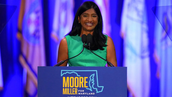 మేరీలాండ్ లెఫ్టినెంట్ గవర్నర్‌గా తెలుగు మహిళ