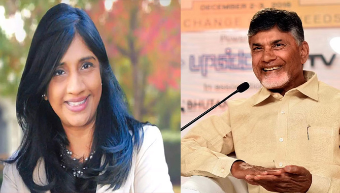 అరుణ మిల్లర్ ఎన్నికవడం తెలుగువారికి గర్వకారణం : చంద్రబాబు