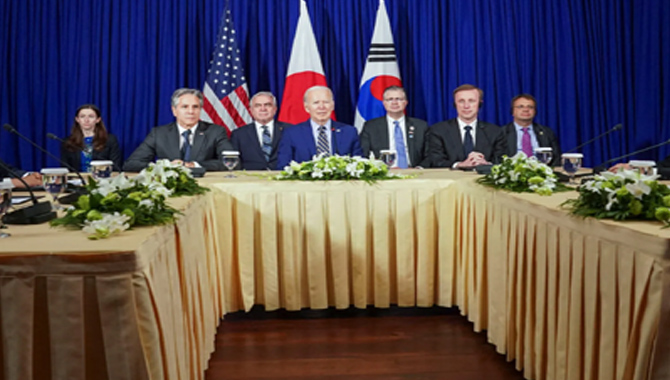 కిమ్ కు సమిష్టిగా చెక్.. ఆ మూడు దేశాలు నిర్ణయం