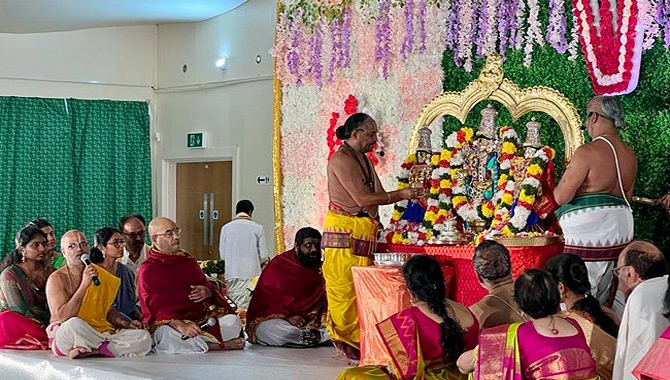 యూరప్ లో ముగిసిన శ్రీవారి కళ్యాణోత్సవాలు :  వెంకట్ మేడపాటి