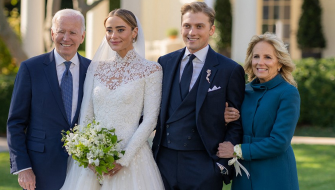 శ్వేత సౌధంలో బైడెన్ మనుమరాలి వివాహం శ్వేత సౌధంలో బైడెన్ మనుమరాలి వివాహం