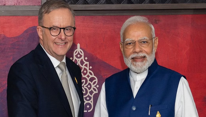 భారత్‌తో ఆస్ట్రేలియా మధ్య కీలక  ఒప్పందం.. త్వరలోనే  అమలు