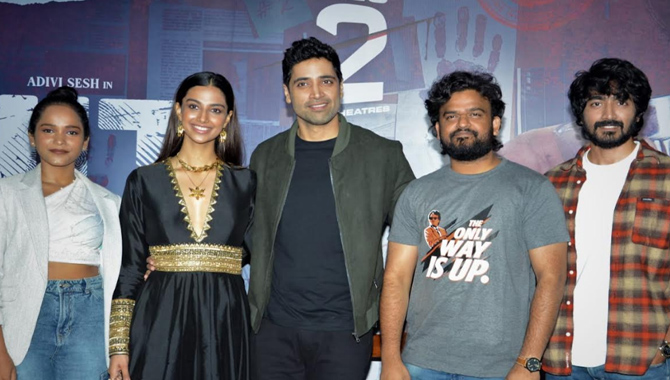 HIT 2 పాన్ ఇండియా వైడ్‌గా రిలీజ్ చేయబోతోన్నాం.. ట్రైలర్ రిలీజ్ ఈవెంట్‌లో అడివి శేష్