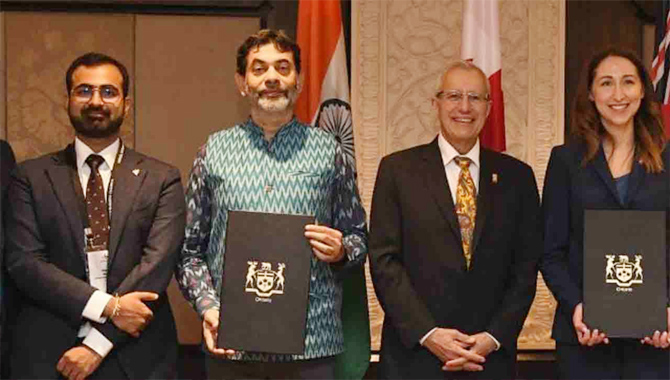 ఒంటారియో ప్రావిన్స్, తెలంగాణ ప్రభుత్వం మద్య ఒప్పందం ఒంటారియో ప్రావిన్స్, తెలంగాణ ప్రభుత్వం మద్య ఒప్పందం