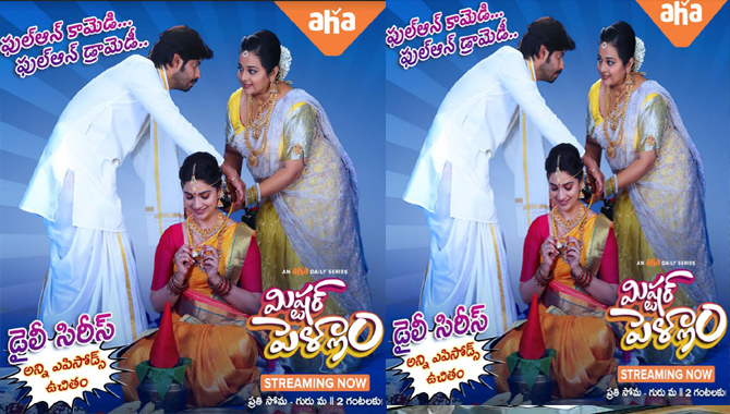 ‘ఆహా’లో నవంబర్ 28నుంచి డెయిలీ సిరీస్‌గా ‘మిస్టర్ పెళ్లాం’.. ఉచితంగా చూసే అవ‌కాశం