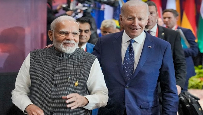 ప్రధాని నరేంద్ర మోదీకి  మద్దతు : బైడెన్