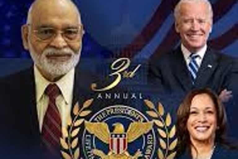 భారతీయ అమెరికన్‌  కృష్ణ వావిలాలకు.. యూఎస్‌ ప్రెసిడెన్షియల్‌  పురస్కారం