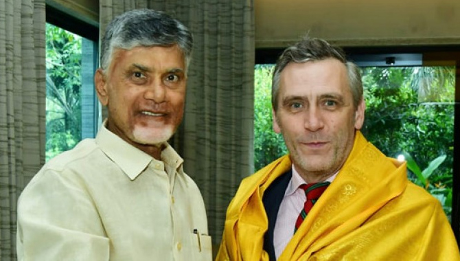 చంద్రబాబుతో బ్రిటిష్ డిప్యూటీ హైకమిషనర్ భేటీ