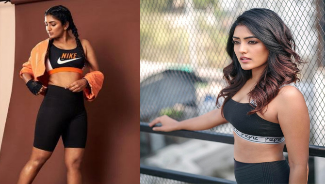 స్పోర్ట్స్ వేర్ లో ఈషా అందాల ఆరబోత….