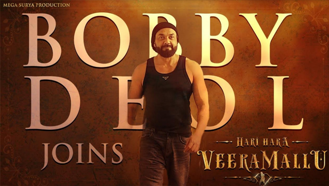 ‘హరి హర వీర మల్లు’లో మొఘల్ చక్రవర్తి ఔరంగజేబు పాత్రలో బాబీ డియోల్