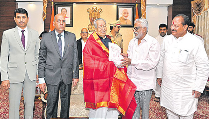 రాజ్‌భవన్‌లో నూతన సంవత్సర వేడుకలు