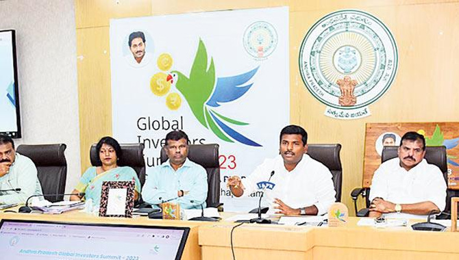 ఏపీ గ్లోబల్ ఇన్వెస్టర్స్ మీట్ రిజిస్ట్రేషన్లు ప్రారంభించిన మంత్రులు ఏపీ గ్లోబల్ ఇన్వెస్టర్స్ మీట్ రిజిస్ట్రేషన్లు ప్రారంభించిన మంత్రులు