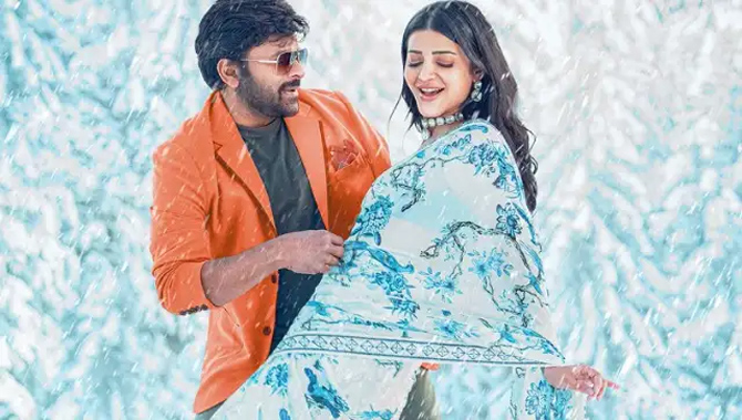 మెగాస్టార్ చిరంజీవి ఇంద్ర లోని వీణ స్టెప్ మళ్ళీ ‘వాల్తేర్ వీరయ్య’ లో….  