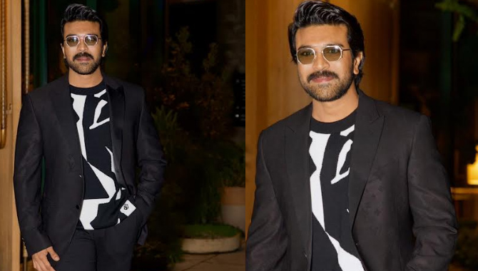 లాస్ ఏంజెల్స్ లో లూయిస్ విట్ట‌న్ ఎక్స్ డ‌బ్ల్యూ మ్యాగ‌జైన్ స్టార్ స్ట‌డ్ పార్టీకి హాజ‌రైన రామ్‌చ‌ర‌ణ్‌