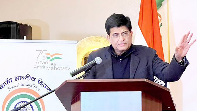 అమెరికన్లూ వచ్చి పెట్టుబడులు పెట్టండి :  పీయూశ్ గోయల్