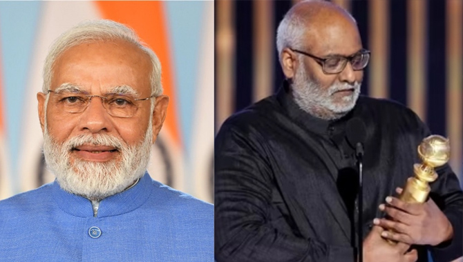 ఆర్‌ఆర్‌ఆర్‌ కు ప్రధాని మోదీ అభినందనలు