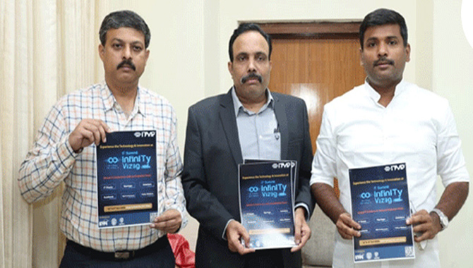 ఇన్ఫినిటీ వైజాగ్.. జనవరి 20, 21 తేదీల్లో ఐటీ సమ్మిట్కు భారీ ఏర్పాట్లు ఇన్ఫినిటీ వైజాగ్.. జనవరి 20, 21 తేదీల్లో ఐటీ సమ్మిట్కు భారీ ఏర్పాట్లు